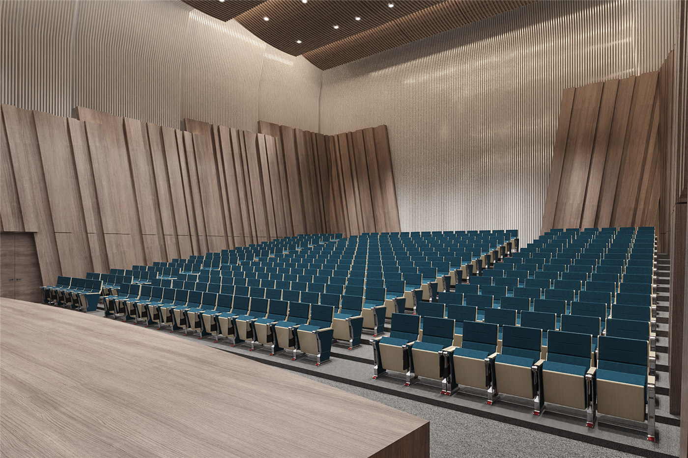 Migliora l'estetica del tuo locale con le eleganti sedute per auditorium dei principali produttori40
